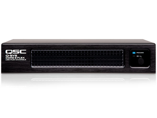 Q-SYS™ Core 8 Flex 网络 + 模拟 I/O 处理器